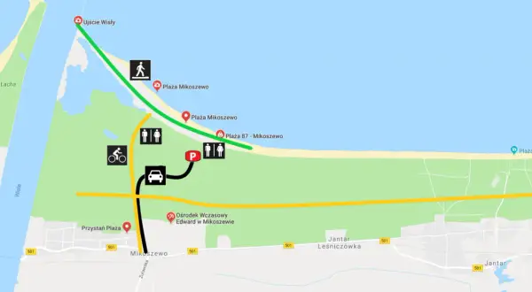 Ile do morza z Mikoszewa? Odkryj bliskość plaży i atrakcje
