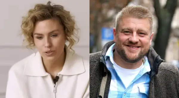 Kobieta z kręconymi włosami i mężczyzna z brodą, być może w kontekście rozstania Tomasza Jakubiak.