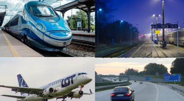 Szybki pociąg Pendolino i samolot LOT. Zastanawiasz się, ile trwa lot z Krakowa do Warszawy? Sprawdź!