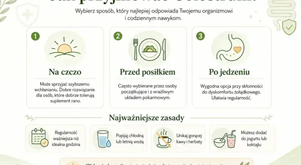 Jak przyjmować colostrum? Na czczo, przed lub po posiłku. Ważna jest regularność, popijaj chłodną wodą, unikaj gorących napojów. Colostrum co to? To siara.