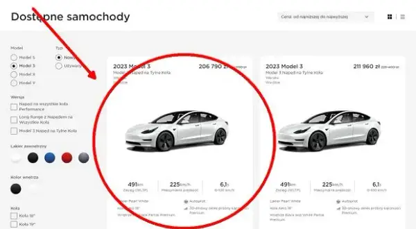 Ile kosztuje najtańsza Tesla 3? Cena, dopłaty i realny koszt