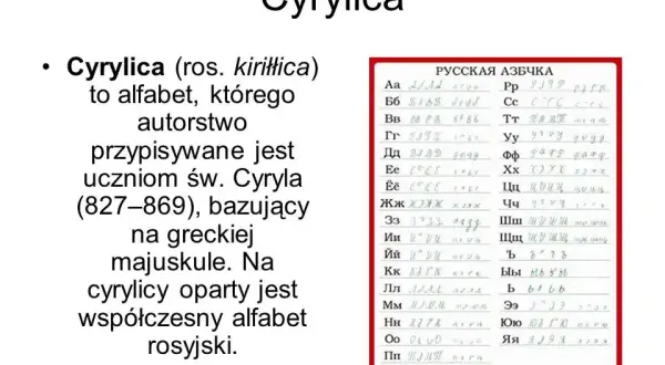 Cyrylica w jakich krajach jest używana? Zaskakujące fakty i historia