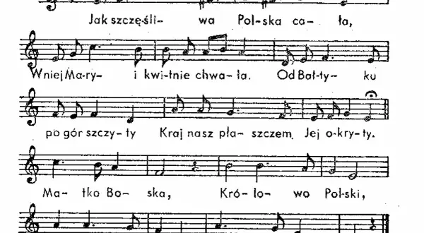 Jak szczęśliwa Polska cała: Nuty, chwyty, tekst. Zagraj bez trudu!