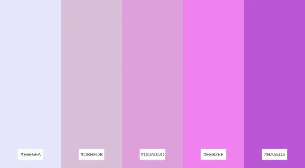 A gradient of soft purples and pinks, creating a dreamy lavender color scheme.