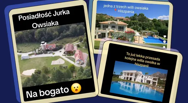 Posiadłość Jurka Owsiaka w Polsce i dwie luksusowe wille w Hiszpanii. "Na bogato" - tak można opisać te posiadłości.