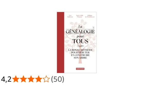 Couverture du livre "La Généalogie pour Tous", une méthode pour débuter et construire son arbre, utile pour les recherches aux archives départementales 64.