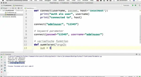 Code Python montrant l'utilisation de `*args` pour une fonction, illustrant la flexibilité des `python args kwargs`.