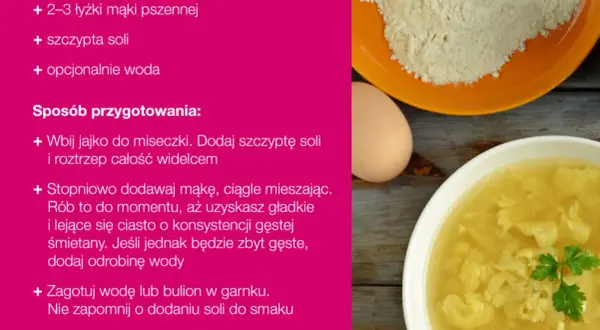Jak zrobić lane kluseczki do zupy - prosty przepis i wskazówki