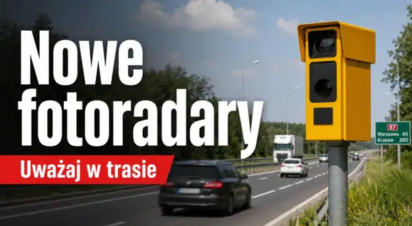 Nowe fotoradary w Polsce na drodze S7. Uważaj w trasie, bo czujność drogowa jest teraz większa.