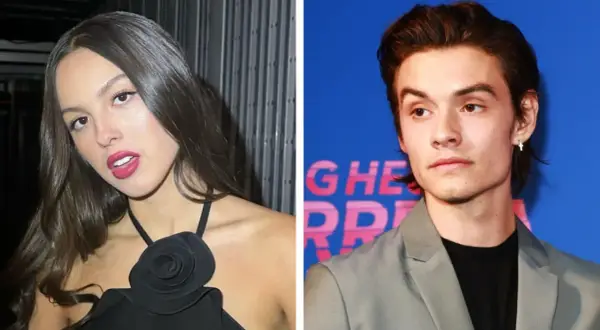 Olivia Rodrigo y su novio, Zack Bia, en un evento.