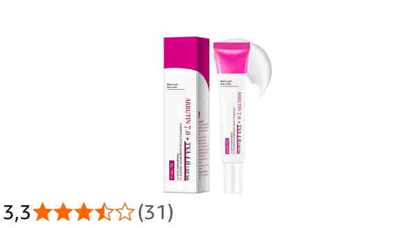 Creme gegen Pigmentflecken mit Arbutin und Tranexamsäure. Die Arbutin Wirkung hilft, dunkle Flecken aufzuhellen.