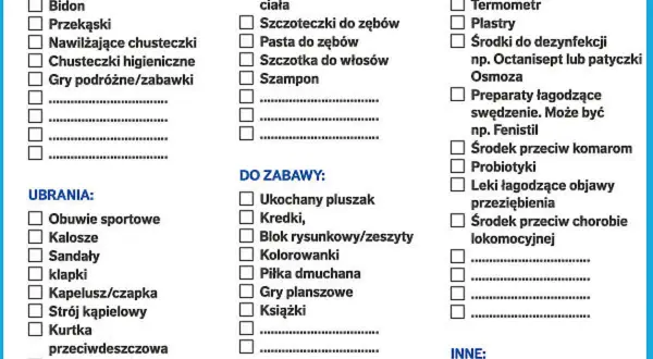 Co zabrać na wakacje: ubrania i praktyczne wskazówki na wyjazd