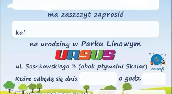 Park Linowy Ursus: Przygoda dla dzieci, urodziny i cennik 2024!