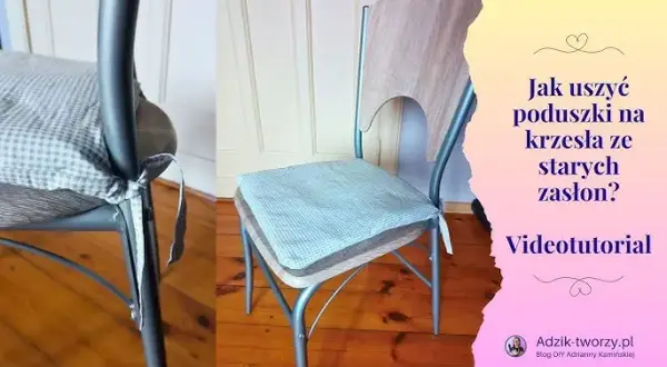 Uszyj pokrowiec na siedzisko krzesła: Proste DIY krok po kroku