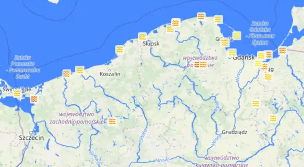 Ile stopni ma woda w Bałtyku? Kiedy i gdzie jest najcieplej?