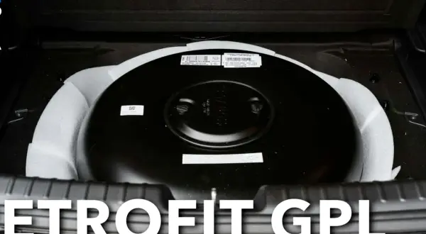 Serbatoio GPL toroidale montato nel bagagliaio. Valuta il costo impianto gpl per la tua auto.