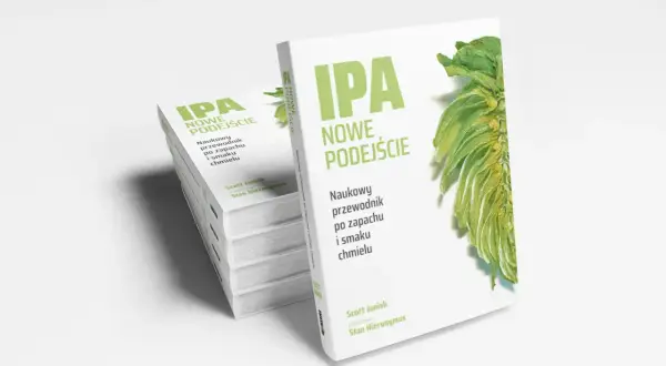 Książka "IPA: Nowe podejście" Scotta Janisha, przewodnik po zapachu i smaku chmielu. Idealna dla miłośników piwa, jak Bartek.