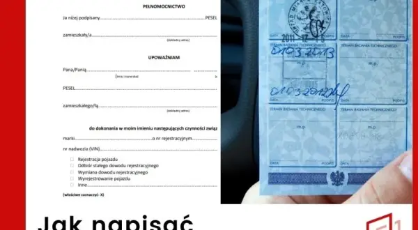 Jak napisać upoważnienie do wyrejestrowania samochodu krok po kroku