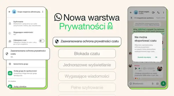 Jak założyć WhatsApp? Zobacz, jak włączyć zaawansowaną ochronę prywatności czatu, by Twoje rozmowy były bezpieczniejsze.