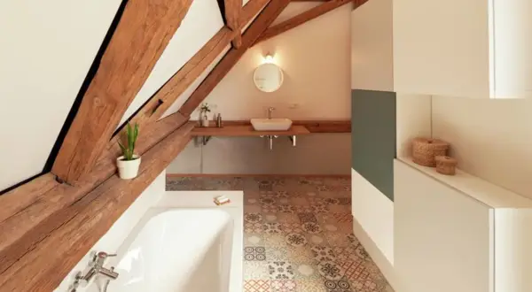 Moderne Badezimmer mit Dachschräge: Kreative Ideen für mehr Raum und Stil