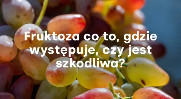 Winogrona, naturalne źródło fruktozy. Dowiedz się, w czym jest fruktoza, gdzie występuje i czy jest szkodliwa.