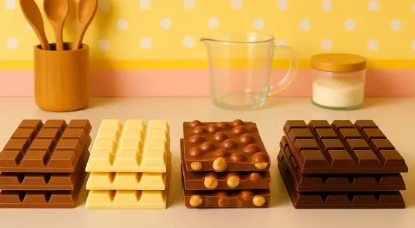 Chokladkakor i olika sorter, redo för bakning. Kanske en god kaka med espressopulver?
