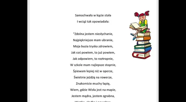Samochwała wiersz – odkryj mądrości ukryte w utworze Brzechwy
