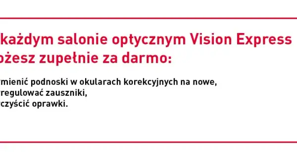Czy w Vision Express naprawiają okulary? Sprawdź, co oferują dla Ciebie