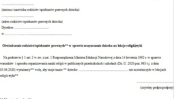 Jak wypisać dziecko z religii – prosta procedura i ważne informacje