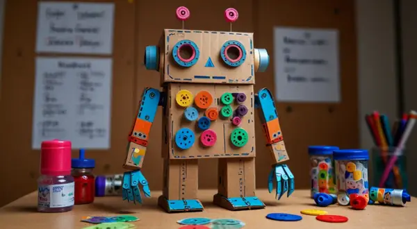 Jak zbudować robota z kartonu krok po kroku? Instrukcja dla początkujących