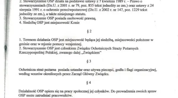 Gdzie znaleźć statut OSP? Kluczowe informacje i wzory do pobrania