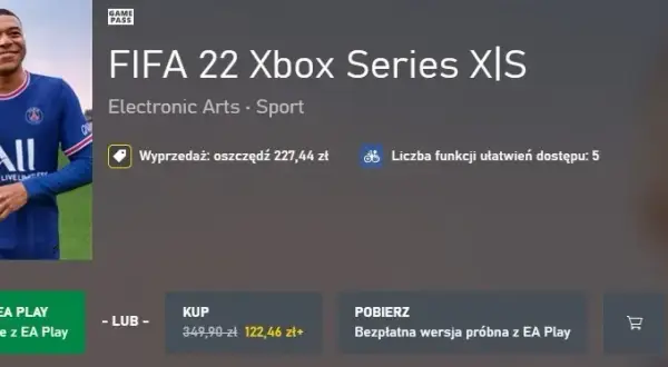 Kiedy FIFA 22 wraca do Game Pass? Sprawdź dostępność gier