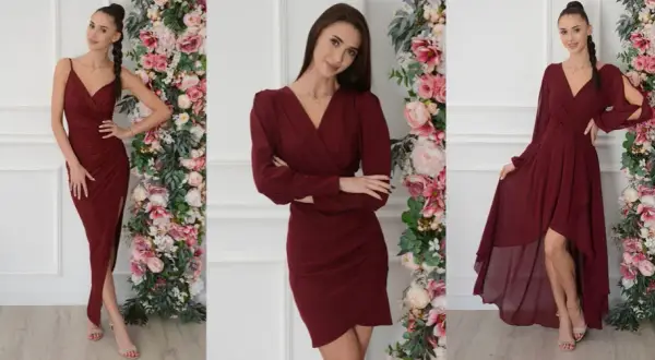 Stylizacje bordowej sukienki na każdą okazję – inspiracje i porady modowe