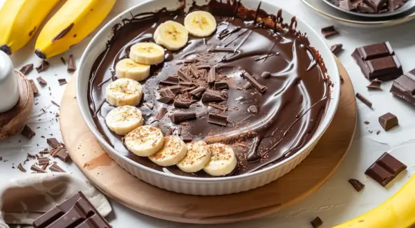 Ciasto czekoladowe bananowe - Przepis na wilgotne ciasto z bananami