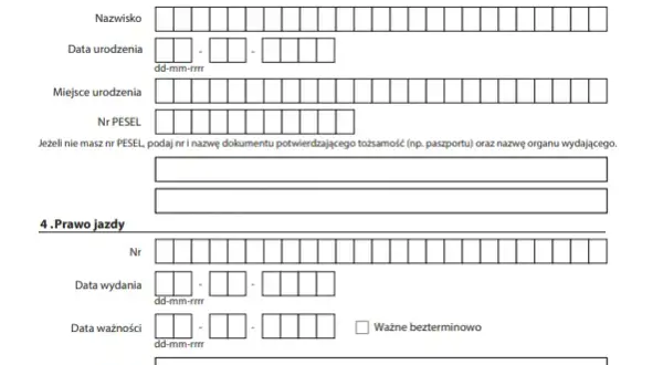Jak wypełnić wniosek o kartę kierowcy PWPW? Wzór i istotne informacje