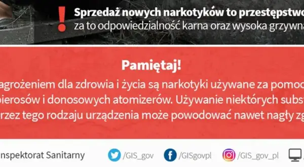 Plakat o dopalaczach: Jak uniknąć niebezpieczeństw i zagrożeń