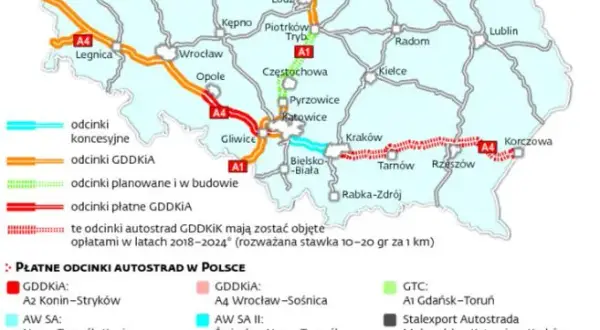 Czy autostrady w Polsce są płatne? Sprawdź, gdzie i jak płacić za przejazd