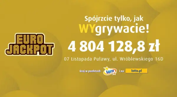 Kto wygrał w Eurojackpot? Oto najnowsze wyniki i szczegóły wygranej
