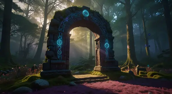 Oto portal magiczny! Czy czary otworzą drzwi do innego świata?