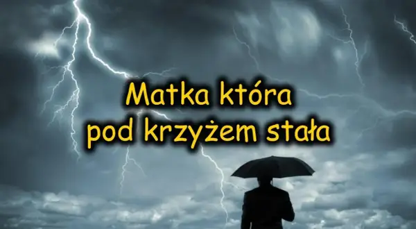 Podkład muzyczny do matka która pod krzyżem stała – liturgia i emocje