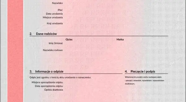 Gdzie znaleźć numer na odpisie skróconym aktu urodzenia? Prosty trik!