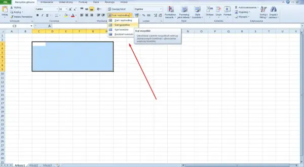 Jak scalić komórki w tabeli Excel i uniknąć najczęstszych błędów