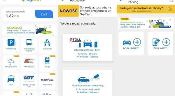 Najlepsze aplikacje na autostrady do płatności i e-biletów w Polsce