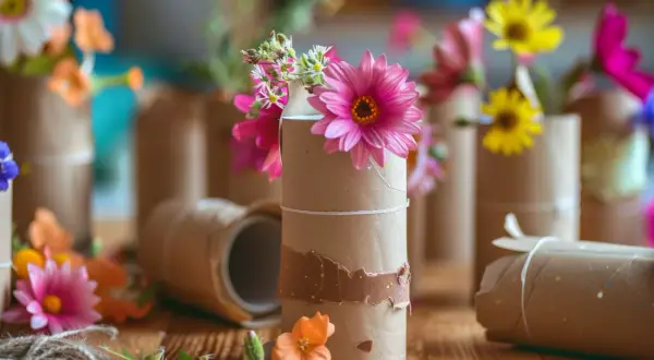 Twórcze dekoracje z rolek po papierze toaletowym: DIY krok po kroku