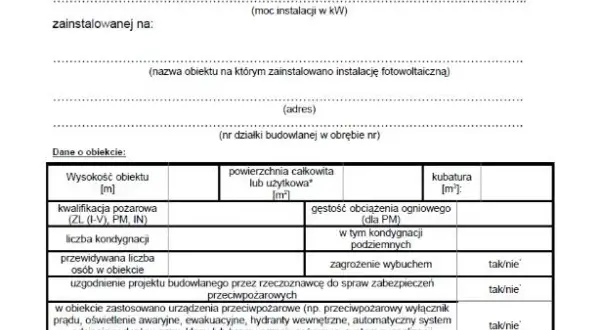 Fotowoltaika – czy zgłoszenie do straży pożarnej jest konieczne?
