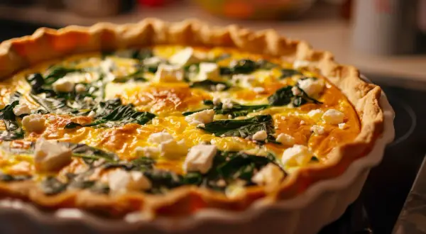 Quiche ze szpinakiem i fetą: Jak zrobić smaczne quiche krok po kroku