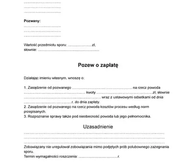 Jak napisać pozew o zapłatę i uniknąć błędów w procesie