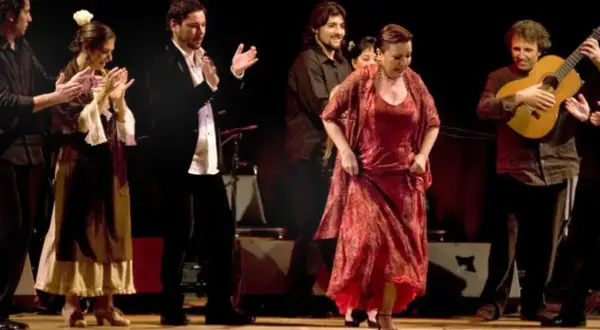 Artistas de flamenco celebran el ritmo y la pasión, mostrando de donde es la rumba.