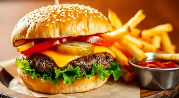 Ile kalorii ma hamburger? Zaskakujące różnice w kaloryczności!