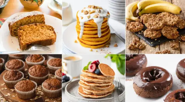 Pastel de avena, muffins, galletas, tortitas y donuts. ¡Ideas deliciosas para tus recetas con harina de avena!